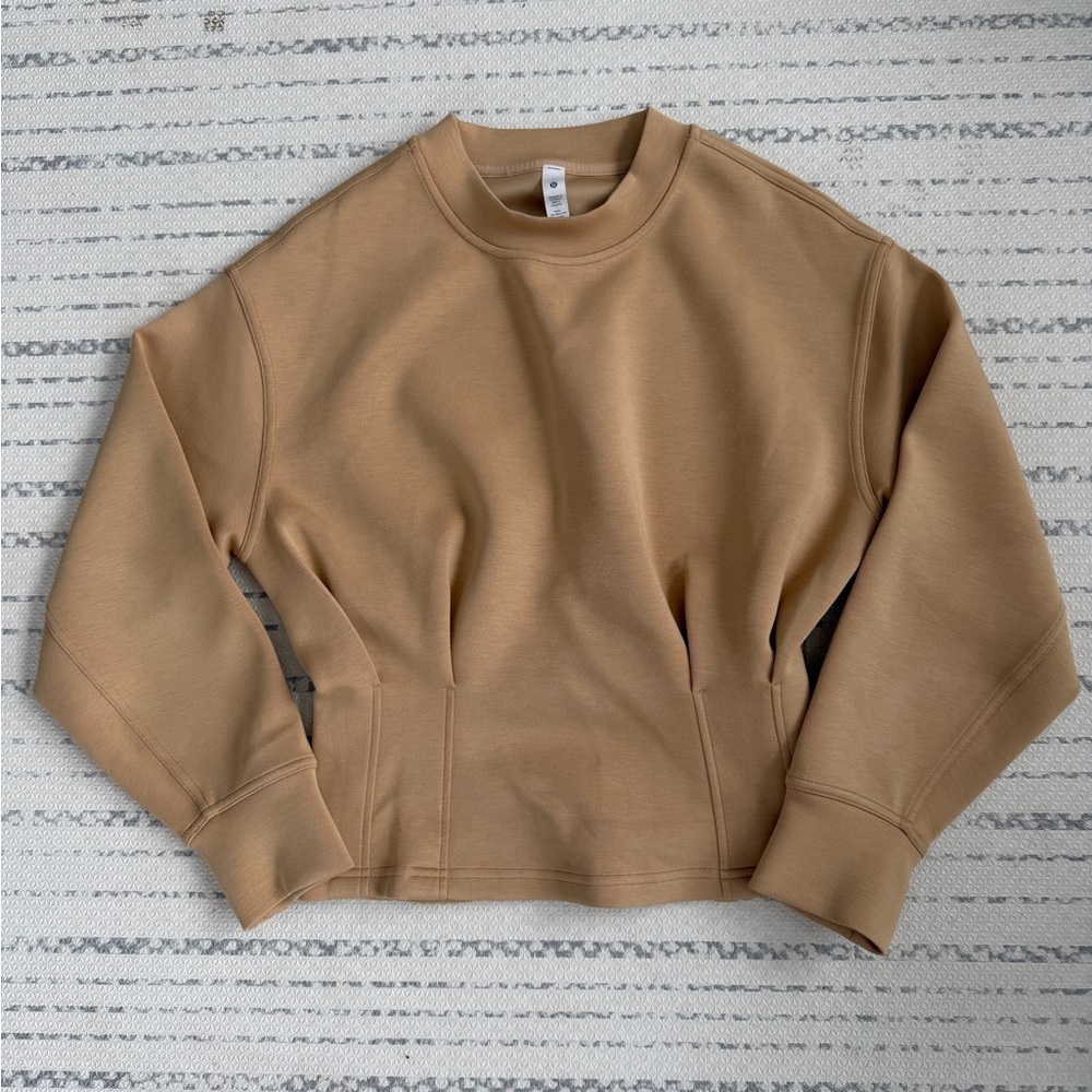 Lululemon Tan Cropped Sweatshirt